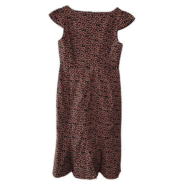 Anthropologie NWT Cecily Sweetheart Fit & Flare Raspberry Midi Dress XL - Picture 4 of 11